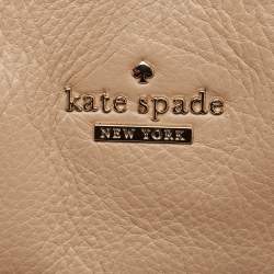 Pre Owned Kate Spade Lombard Street Neve Peach Leather Tote