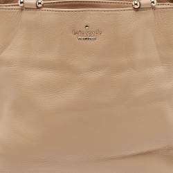 Pre Owned Kate Spade Lombard Street Neve Peach Leather Tote