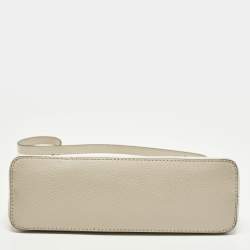 مملوكة مسبقًا Kate Spade Bay Street Hanna White/Beige Leather Crossbody Bag