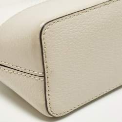 مملوكة مسبقًا Kate Spade Bay Street Hanna White/Beige Leather Crossbody Bag