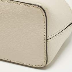 مملوكة مسبقًا Kate Spade Bay Street Hanna White/Beige Leather Crossbody Bag