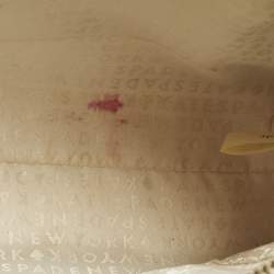 مملوكة مسبقًا Kate Spade Bay Street Hanna White/Beige Leather Crossbody Bag