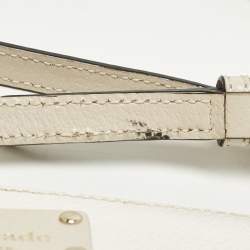 مملوكة مسبقًا Kate Spade Bay Street Hanna White/Beige Leather Crossbody Bag