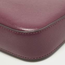 Pre Owned Kate Spade Burgundy Leather Crossbody Bag