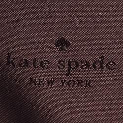 Pre Owned Kate Spade Burgundy Leather Crossbody Bag