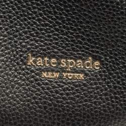 مملوكة مسبقًا Kate Spade Knott Medium Black Leather Crossbody Tote