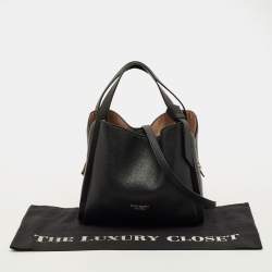 مملوكة مسبقًا Kate Spade Knott Medium Black Leather Crossbody Tote