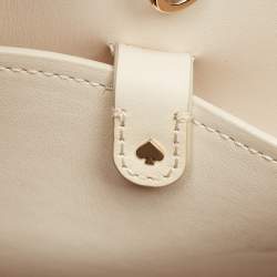 Pre Owned Kate Spade Knott Orange Leather Satchel