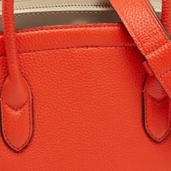 Pre Owned Kate Spade Knott Orange Leather Satchel