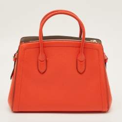 Pre Owned Kate Spade Knott Orange Leather Satchel