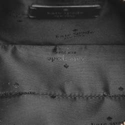 مملوكة مسبقًا حقيبة كتف كيت سبيد ريغان جلد أسود صغيرة