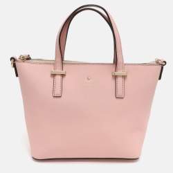 Pre Owned Kate Spade Cedar Street Harmony Pink Leather Tote