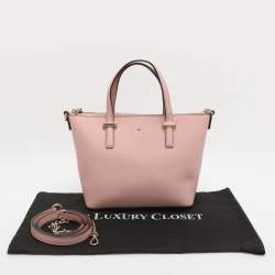 Pre Owned Kate Spade Cedar Street Harmony Pink Leather Tote