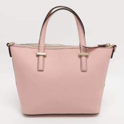 Pre Owned Kate Spade Cedar Street Harmony Pink Leather Tote
