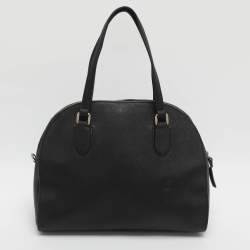 Pre Owned Kate Spade Reiley Black Leather Satchel