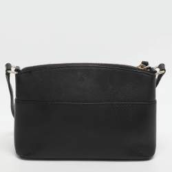 Pre Owned حقيبة كروس كيت سبيد ميلي غروف جلد أبيض/أسود