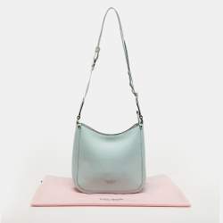 مملوكة مسبقًا Kate Spade Roulette Medium Light Green Leather Messenger Bag 