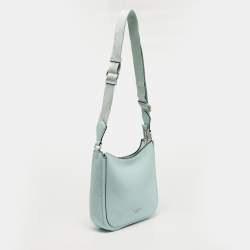 مملوكة مسبقًا Kate Spade Roulette Medium Light Green Leather Messenger Bag 