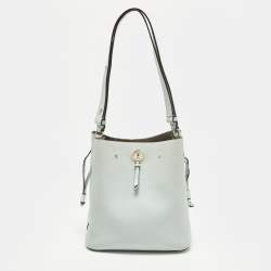 مملوكة مسبقًا Kate Spade Marti Light Blue Leather Bucket Bag