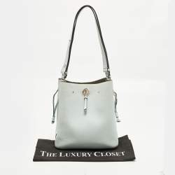 مملوكة مسبقًا Kate Spade Marti Light Blue Leather Bucket Bag