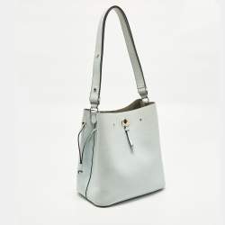 مملوكة مسبقًا Kate Spade Marti Light Blue Leather Bucket Bag