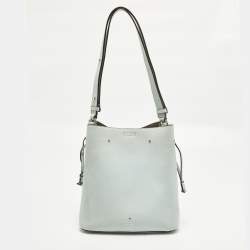 مملوكة مسبقًا Kate Spade Marti Light Blue Leather Bucket Bag