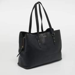 مملوكة مسبقًا Kate Spade Evangelie Large Black Leather Tote