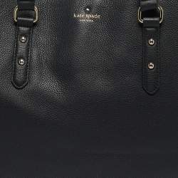 مملوكة مسبقًا Kate Spade Evangelie Large Black Leather Tote
