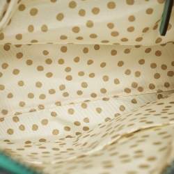 Pre Owned حقيبة ساتشل كيت سبيد ويلزلي أليسا جلد أخضر