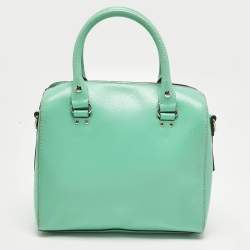 Pre Owned حقيبة ساتشل كيت سبيد ويلزلي أليسا جلد أخضر