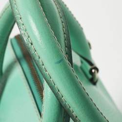 Pre Owned حقيبة ساتشل كيت سبيد ويلزلي أليسا جلد أخضر