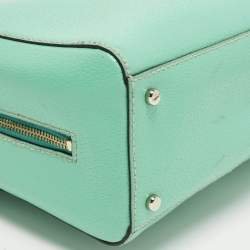 Pre Owned حقيبة ساتشل كيت سبيد ويلزلي أليسا جلد أخضر