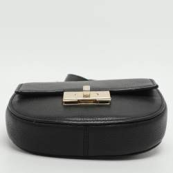Pre Owned Kate Spade Black Leather Belt Bag