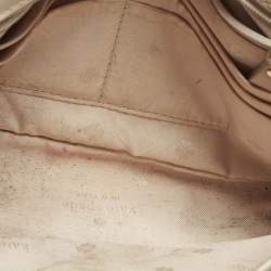 مملوكة مسبقًا Kate Spade Amelia Medium Beige Leather Convertible Flap Chain Shoulder Bag