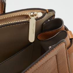 Pre Owned Kate Spade Knott Large Brown Leather Satchel