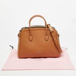 Pre Owned Kate Spade Knott Large Brown Leather Satchel