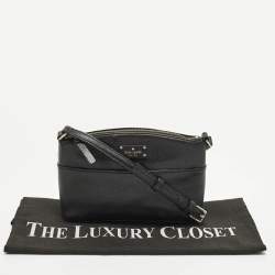 Pre Owned Kate Spade Grove Street Millie Black Leather Crossbody Bag