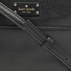 Pre Owned Kate Spade Grove Street Millie Black Leather Crossbody Bag