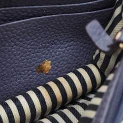 Pre Owned Kate Spade Orchard Street Austyn Purple Leather Crossbody Bag