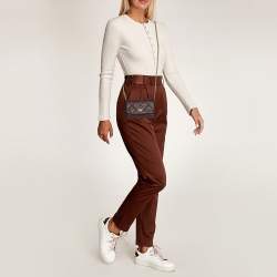 Pre Owned Kate Spade Burgundy Leather Mini Crossbody Bag