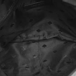 Pre Owned حقيبة كتف كيت سبيد جاكسون جلد متوسطة سوداء