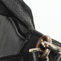 Pre Owned حقيبة كتف كيت سبيد جاكسون جلد متوسطة سوداء