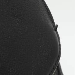 Pre Owned حقيبة كتف كيت سبيد جاكسون جلد متوسطة سوداء