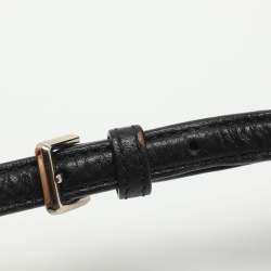 Pre Owned حقيبة كتف كيت سبيد جاكسون جلد متوسطة سوداء