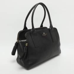 مملوكة مسبقًا Kate Spade Southport Avenue Lydia Black Leather Satchel
