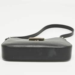 Pre Owned Kate Spade Reegan Medium Black Leather Shoulder Bag
