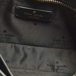 Pre Owned Kate Spade Reegan Medium Black Leather Shoulder Bag