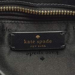 Pre Owned Kate Spade Reegan Medium Black Leather Shoulder Bag