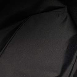 Pre Owned حقيبة يد كيت سبيد توليب ديكو جلد سويدي أسود كبير الحجم