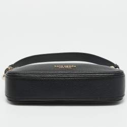 Pre Owned Kate Spade Hudson Black Leather Crossbody Bag